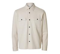 Selected Herren-Überhemd Jackie 16085115 Oatmeal Größe M