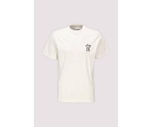 Selected Kurzarm-T-Shirt Egret/Coffee L Egret/coffee