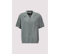 Selected Kurzarmhemd aus Bio-Tencel M Balsam green