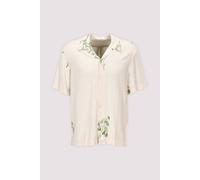 Selected Kurzarmhemd Egret/Aspen Green M Egret/aspen green fl