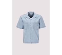 Selected Kurzarmhemd in Light Blue Denim L Light blue denim