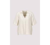 Selected Langarmbluse aus Lyocell Mix 34 Egret/stripes