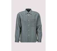 Selected Langarmhemd aus Lyocell-Leinen XL Balsam green