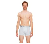Boxershorts SELECTED HOMME "SLHLIAM 3-PACK TRUNK NOOS", Herren, Gr. XL, weiß, Jersey, Obermaterial: 95% Baumwolle, 5% Elasthan, unifarben, eng, Unterhosen (44162728-XL) weiß