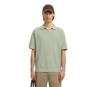 SELECTED MEN - SLHMATTIS SS LINEN BLEND STRUC POLO NOOS Aqua Gray - Gr. - L