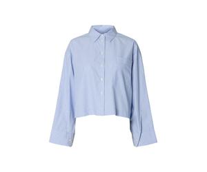 selected men - Boxy-Hemdbluse - SLWDANNIE blau - Gr. - 36