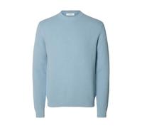 SELECTED HOMME Regular Fit Pullover aus reiner Bio-Baumwolle Modell 'DANE' in Hellblau, Größe M