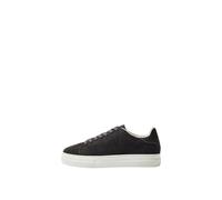 SELECTED HOMME Low Top Sneaker aus echtem Rindsnubuk Modell 'DAVID' in Anthrazit, Größe 41