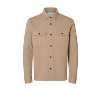 SELECTED MEN - SLHJACKIE SWEAT JACKET NOOS savannah tan - Gr. - XL