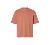 SELECTED HOMME Oversized Shirt aus Baumwoll-Mix Modell 'LOOSEOSCAR' in Altrosa, Größe L