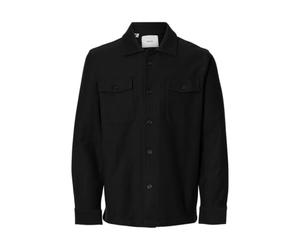 SELECTED MEN Herren Slholiver Sweat Overshirt Noos, Black, M