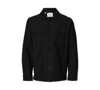 SELECTED MEN Herren Slholiver Sweat Overshirt Noos, Black, XXL