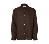 SELECTED MEN Herren Slhregkylian-Linen Shirt Ls Classic Noos