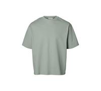 Selected Relaxed Fit T-Shirt aus reiner Baumwolle Modell 'RELEXASPEN' in Lind, Größe XL