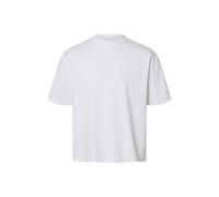 Selected Regular Fit T-Shirt aus reiner Baumwolle Modell 'RELAXASPEN' in Weiss, Größe XXL