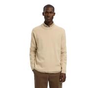 Selected Herren Pullover SLHTELLER FN RELAXED CREW NECK Oatmeal L