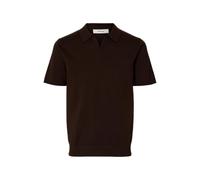 SELECTED MEN Herren Slhteller Ss Knit Polo Noos