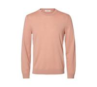 SELECTED MEN Herren Slhtray Ls Knit Merino Crew Neck Noos, Rose Dawn, L EU