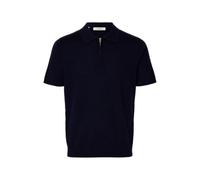 SELECTED MEN Herren Slhtray Ss Knit Half Zip Polo Noos | Polo Shirt