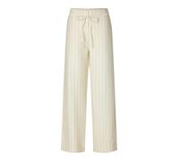 selected men - Lässige Stoffhose mit weitem Bein und hohem Bund weiß - Gr. - 36