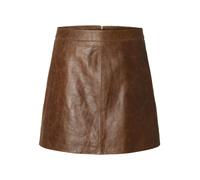 selected men - Leder-Minirock braun - Gr. - 36