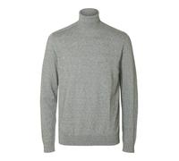 selected men - Rollkragenpullover - Slhberg grau - Gr. - L