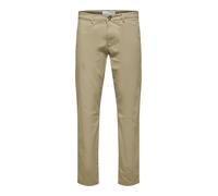 Selected New Miles Slim Fit Chinohose 34 Greige