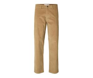 selected men - SLH196-STRAIGHT MILES CORD PANT W NOOS kelp - Gr. - 32