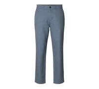 SELECTED MEN - SLH196-STRAIGHT MILES LINEN BLEND PANT blue mirage - Gr. - 33/34