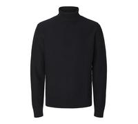 SELECTED MEN - SLHAXEL LS KNIT ROLL NECK NOOS black - Gr. - L