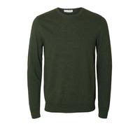 SELECTED MEN - SLHBERG CREW NECK NOOS forest night - Gr. - L