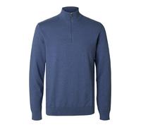 SELECTED MEN - SLHBERG LS HALF ZIP NOOS oceana - Gr. - XXL