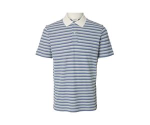 SELECTED MEN - SLHBLAZE SS POLO Egret - Gr. - L