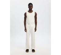 SELECTED MEN - SLHDEAN RIB TANKTOP egret - Gr. - L