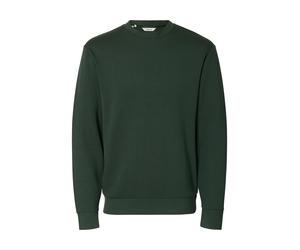 selected men - SLHEMANUEL SOFT CREW NECK SWEAT NOOS deep forest - Gr. - L