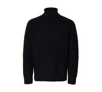 SELECTED MEN - SLHLAND LS KNIT RELAXED ROLL NECK sky captain - Gr. - XL