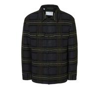 SELECTED HOMME Regular Fit Wolljacke mit Umlegekragen Modell 'MITCH' in Marine, Größe L