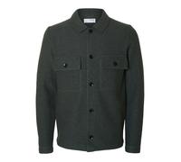 SELECTED MEN - SLHNEALY LS KNIT WORKWEAR CARDIGAN NOOS deep forest - Gr. - M