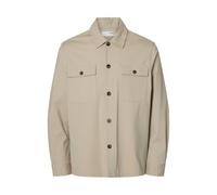 SELECTED MEN - SLHREG LORENT BI-STRETCH OVERSHIRT NOOS Pure Cashmere - Gr. - L