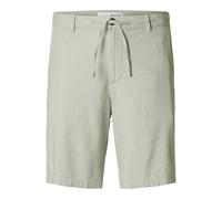 SELECTED MEN - SLHREGULAR-BRODY LINEN BLD SHORTS NOOS iceberg green - Gr. - XXL