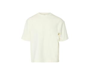 SELECTED MEN - SLHRELAXASPEN INTERLOCK SS O-NECK TEE egret - Gr. - L