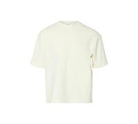 SELECTED MEN - SLHRELAXASPEN INTERLOCK SS O-NECK TEE egret - Gr. - M