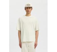 SELECTED MEN - SLHRELAXASPEN SS O-NECK TEE HOTEL AMOUR Egret - Gr. - XL