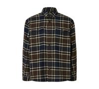 SELECTED MEN - SLHRLXPABLO WOOL BLEND OVERSHIRT dark brown melange - Gr. - L