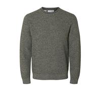 SELECTED MEN - SLHROSS LS KNIT STRUCTURE CREW NECK NOOS black - Gr. - S