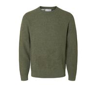 SELECTED MEN - SLHROSS LS KNIT STRUCTURE CREW NECK NOOS deep forest - Gr. - XXL