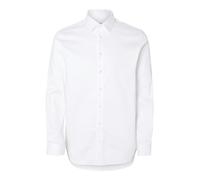 SELECTED HOMME Slim Fit Business-Hemd mit Kentkragen in Weiss, Größe L