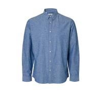 SELECTED MEN - SLHSLIM-SUN SHIRT LS NOOS medium blue denim - Gr. - M