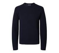 SELECTED MEN - SLHTHEO LS KNIT STRUCTURE CREW NECK sky captain - Gr. - L