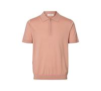 SELECTED MEN Slhtray Ss Knit Half Zip Polo Noos